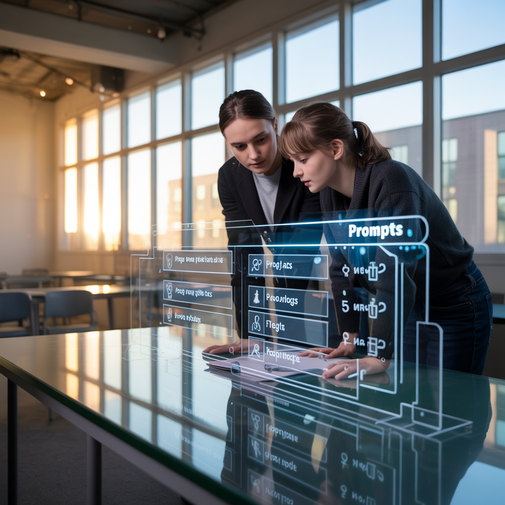 Fotografía hiperrealista IAforTeachers — educación aumentada y prompts